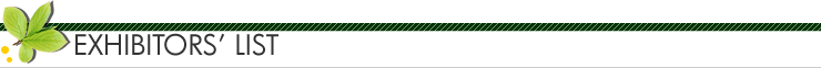 EXHIBITORS' LIST